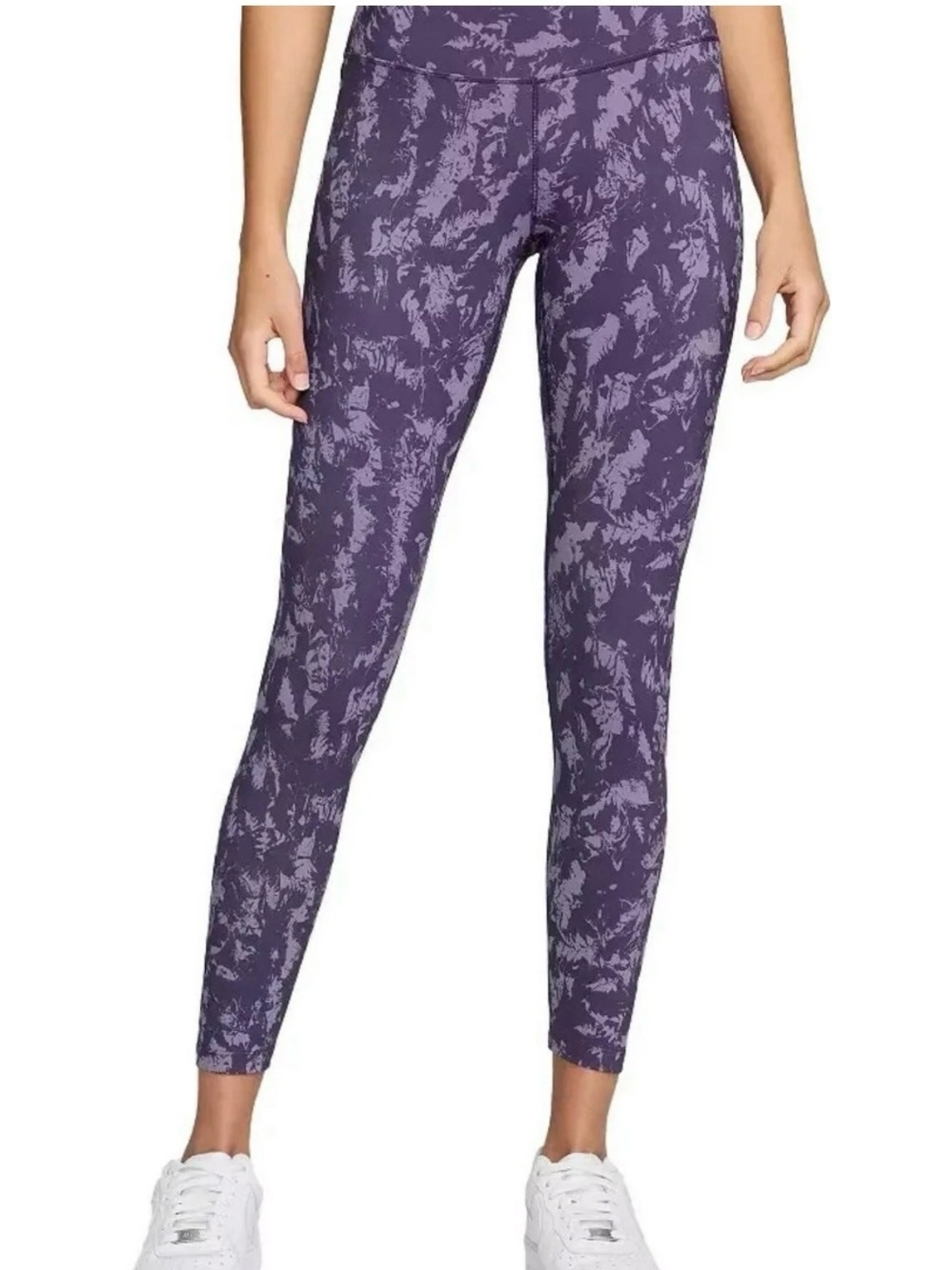 Nike One Dri-FIT Purple Marble Sports Leggings